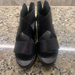 Black Sandal by Steven.